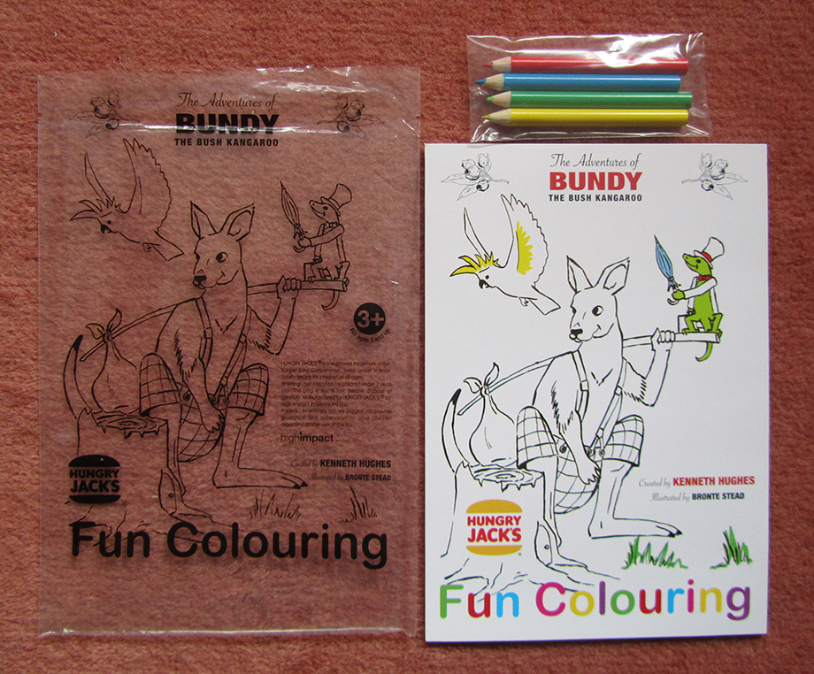 Bundy fun colouring